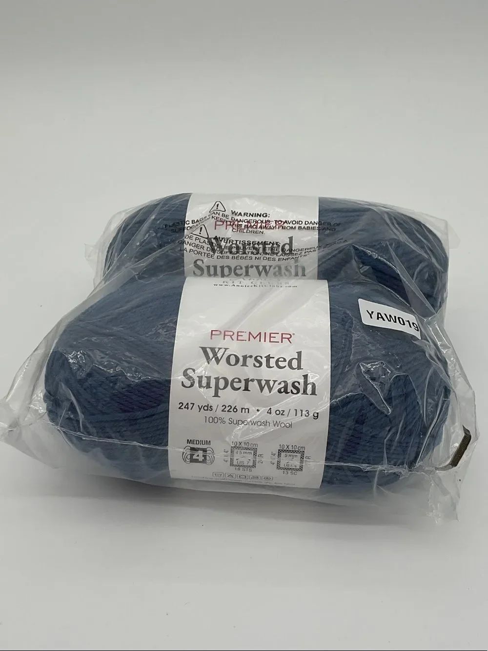 Premier Worsted Superwash Yarn - Navy